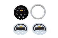 Load image into Gallery viewer, AEM X-Series 0-100 PSI / 0-7 Bar Pressure Gauge Accessory Kit with Silver Bezel and Custom Faceplates