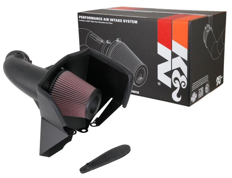 K&N Engineering Cold Air Intake System for Dodge Durango and Jeep Grand Cherokee V8-6.2L (Part Number: K&N 63-1579)