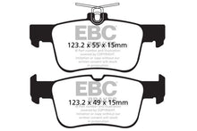 Load image into Gallery viewer, EBC Ultimax OEM Rear Brake Pads for Ford Fusion 2013-2015 * Part Number ebcUD1665