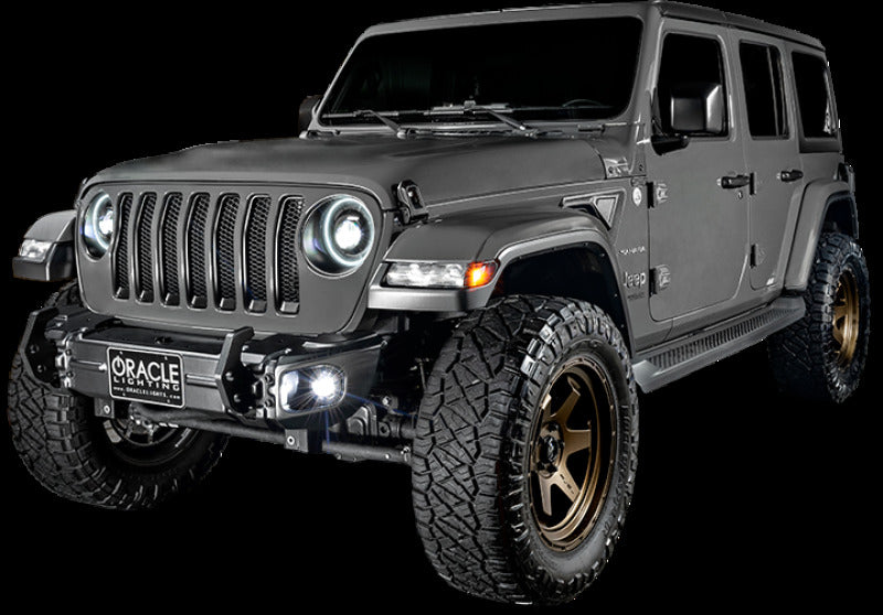 Oracle Lighting High Performance LED Fog Lights for Jeep Wrangler JK/JL/JT - Part #orl5846-504