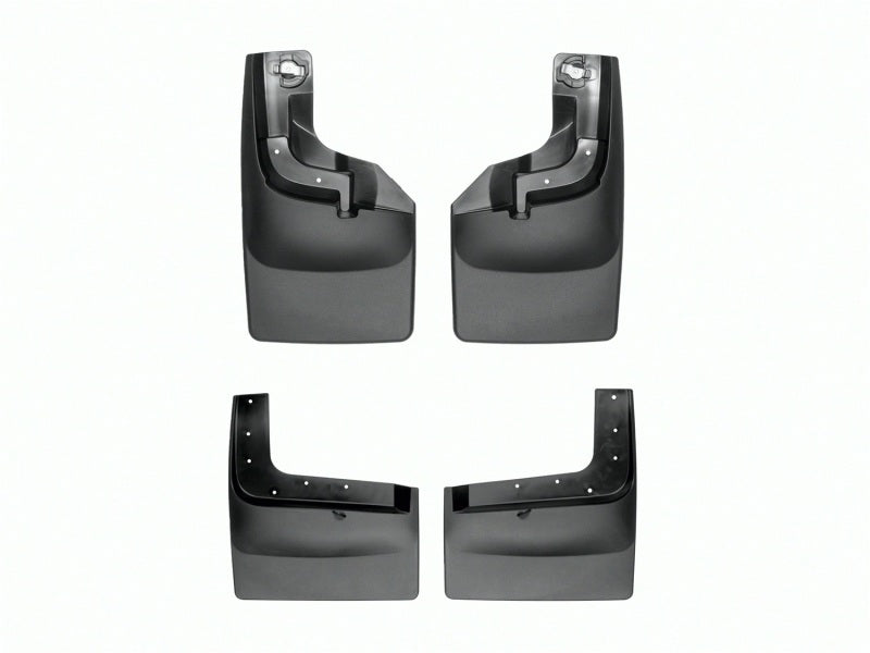 WeatherTech WET110065-120074 No-Drill DigitalFit MudFlaps for 2017-2022 Ford F-250, F-350, F-450 and F-550 Dually with Fender Flares