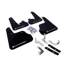 Load image into Gallery viewer, Rally Armor 12-16 Subaru Impreza 4D/5D Black UR Urethane Mud Flaps with White Logo