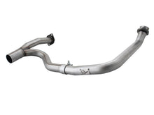 Load image into Gallery viewer, aFe Power Twisted Steel Y-Pipe for 2012-2018 Jeep Wrangler V6 3.6L - 2.5 Inch Stainless Steel Mandrel-Bent Exhaust Connection