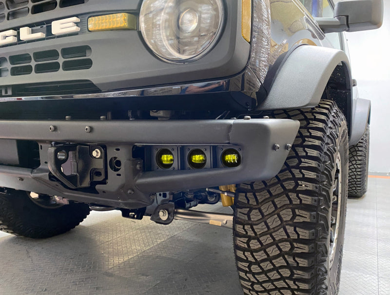 Oracle Lighting Ford Bronco Triple LED Fog Light Kit for Steel Bumper - Part #orl5890-005