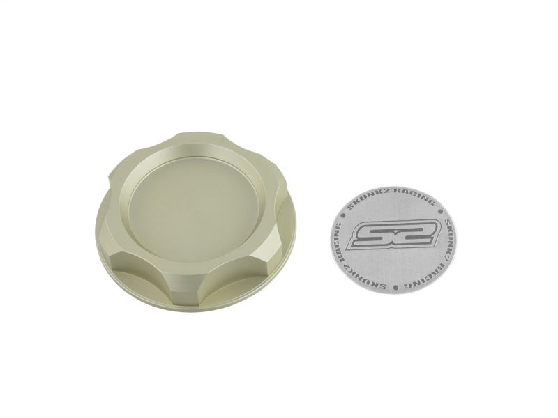 Skunk2 Racing Polished Billet Oil Cap for Honda Engines (Part #skk626-99-0070)