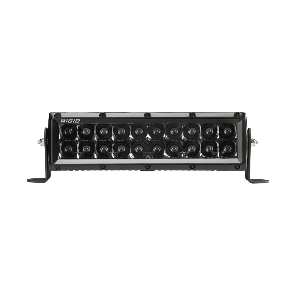 Rigid Industries 10-Inch E-Series Spot Midnight Edition LED Light Bar - Blackout Optics with Enhanced Brightness