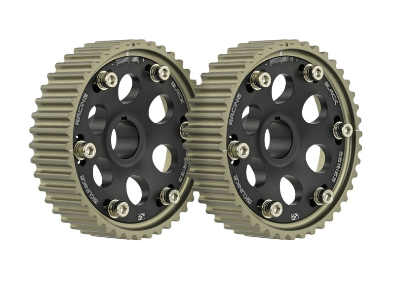Skunk2 Racing Pro-Series Adjustable Cam Gears for Honda H-Series & F-Series VTEC Engines (Black, Part #skk304-05-5220)
