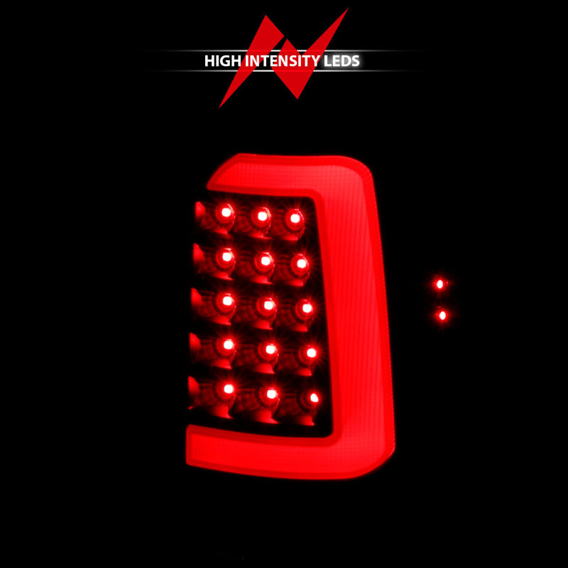 ANZO 1997-2004 Dodge Dakota LED Tail Light Assembly with Clear Lens and Black Housing – Pair