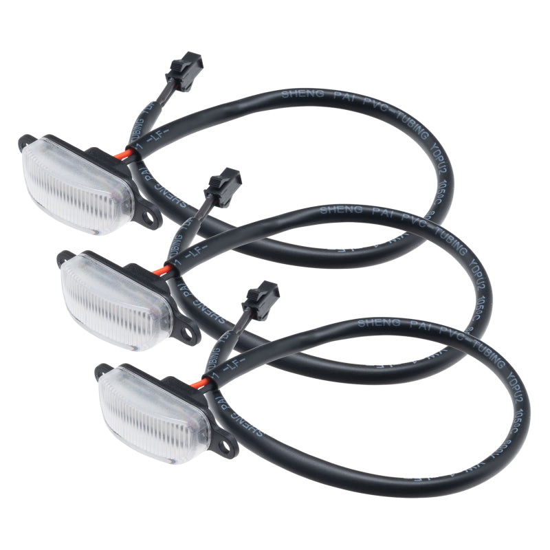 Oracle Lighting Universal Pre-Runner Style LED Grill Light Kit (New Style) - Amber with Clear Lens for Jeep Wrangler