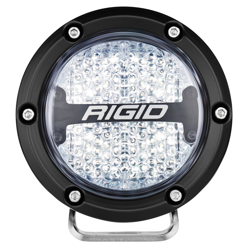 Rigid Industries 360-Series 4-Inch LED Off-Road Diffused Beam Lights with RGBW Backlight - Part #rig36400