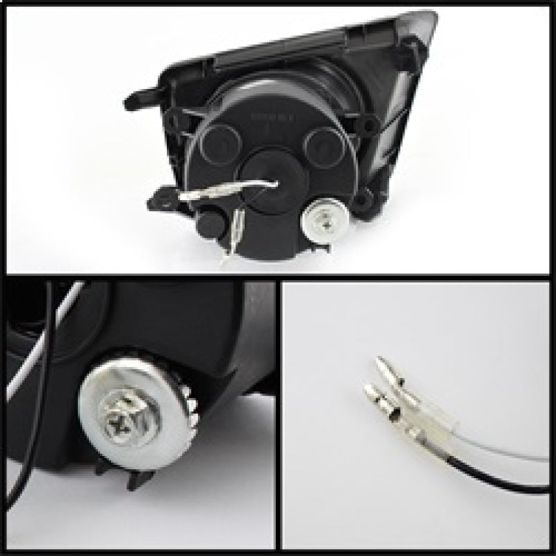 Spyder LED Fog Lights with Switch for Toyota Tacoma 2012-2015 - Clear Lens FL-LED-TTA2012-C