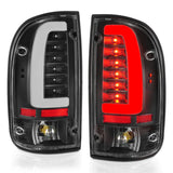 ANZO 95-00 Toyota Tacoma LED Taillights with Black Housing and Clear Lens – Pair
