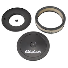 Load image into Gallery viewer, Edelbrock Pro-Flo Series 10-inch Chrome Round Air Cleaner with Paper Element, Part #1203