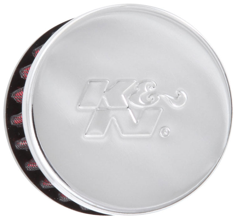 K&N Engineering Clamp-On Rubber Base Crankcase Vent Filter Part #62-1320 for Classic and Racing Engines