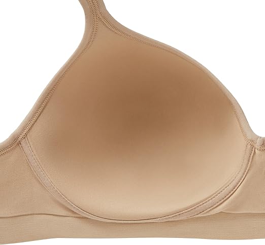 Bali Designs Women's Comfort Revolution Wire Free Bra, Hush Pink Swirl, 38B