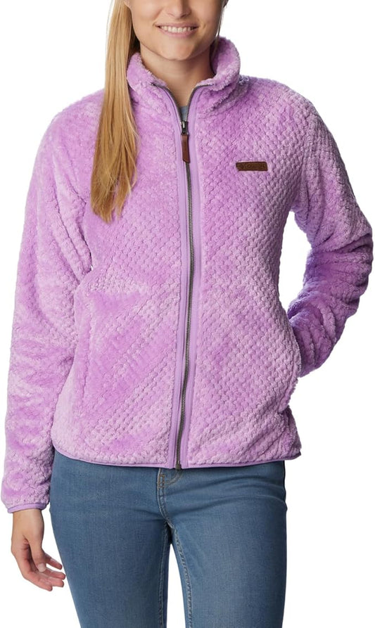 Columbia Women's Fire Side II Sherpa Full Zip, Gumdrop, Medium