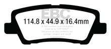 Load image into Gallery viewer, EBC Yellowstuff Rear Brake Pads for Cadillac ATS 2013-2014 * High-Performance Street and Track Use