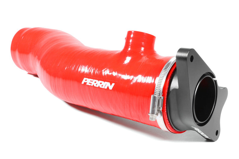 Perrin Performance Turbo Inlet Hose with Turbo Adapter Flange for 2022-2024 Subaru WRX and 2020-2025 LGT & OBXT - Red