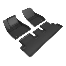 3D MAXpider Kagu Series All-Weather Floor Mats for Tesla Model 3 (2024) – Custom Fit, Black