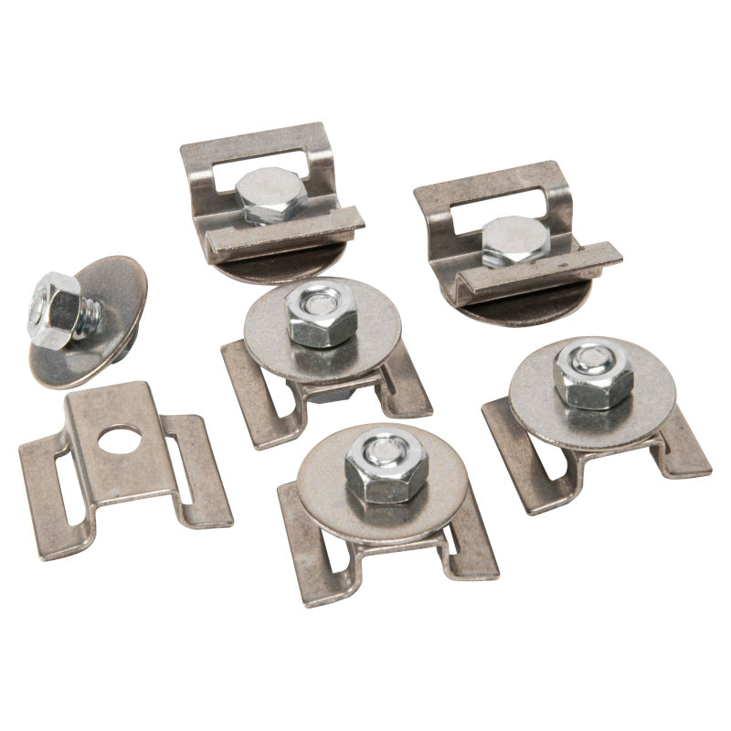 DEI Universal Heat Shield Stand-Off Mounting Kit - 1/2 inch Stainless Steel Brackets for Automotive Heat Shield Installation