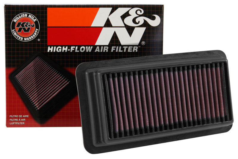 K&N Engineering High-Flow Replacement Air Filter for 2016-2017 Honda Civic and CR-V - Part #knn33-5044