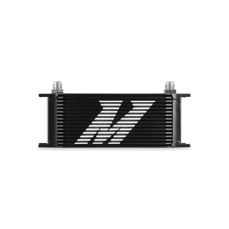 Mishimoto Universal 16-Row Oil Cooler - Black for High-Performance Engine Cooling