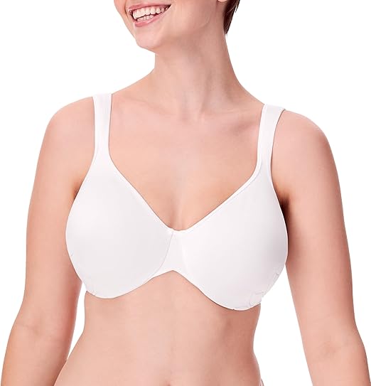 Bali Designs Women's Live It up Seamless Underwire Bra, White