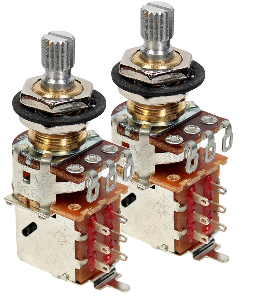 Bourns - 500K Split Shaft Push-Pull Potentiometer (Pack of 2)