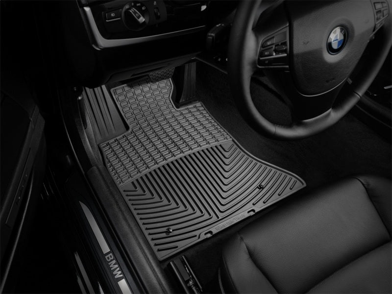 WeatherTech All-Weather Front Floor Mats for BMW 5-Series F10 - Black