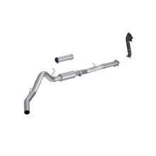 Load image into Gallery viewer, MBRP Armor Lite Series 01-04 Chevy Silverado / GMC Sierra 2500/3500HD 4-inch Single Side Exit CatBack Exhaust System with Downpipe - Part Number MBRPS6001P