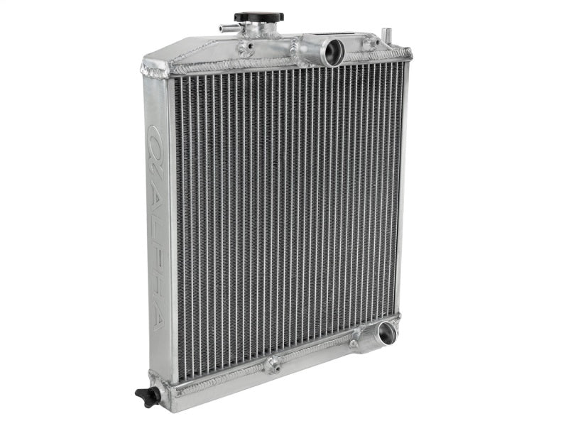 Skunk2 Alpha Series 88-91 Honda Civic/CRX Aluminum Radiator (Half Size, Dual Core)