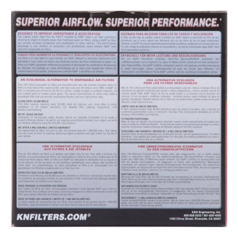 K&N Engineering Custom Round Racing Air Filter Kit for Triumph TR7 1975-1981