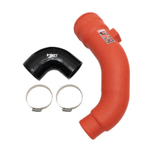 Load image into Gallery viewer, Injen Cold Side Charge Pipe for 2017-2022 Ford F-250/F-350 V8-6.7L Turbo Diesel – Wrinkle Red Finish
