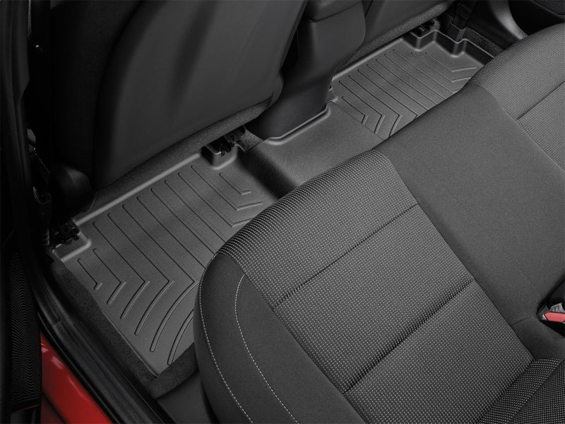 WeatherTech DigitalFit Rear FloorLiner for Kia Forte 2019-2021, Black