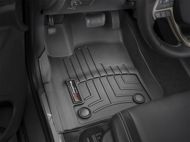 WeatherTech DigitalFit FloorLiner for 2016 Jeep Grand Cherokee and Dodge Durango - Front, Black