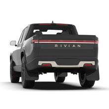 Load image into Gallery viewer, Rally Armor UR Series Mud Flaps for 2022-2024 Rivian R1T – Durable Black with Dark Grey Logo