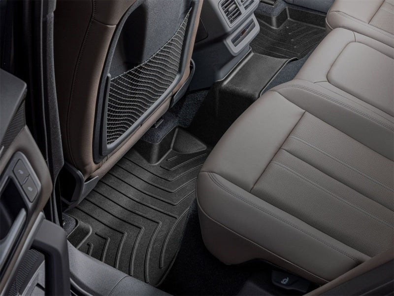 WeatherTech FloorLiner HP Rear Floor Mat for 2025 Audi Q5 and SQ5, Black, Part Number WET4411464IM