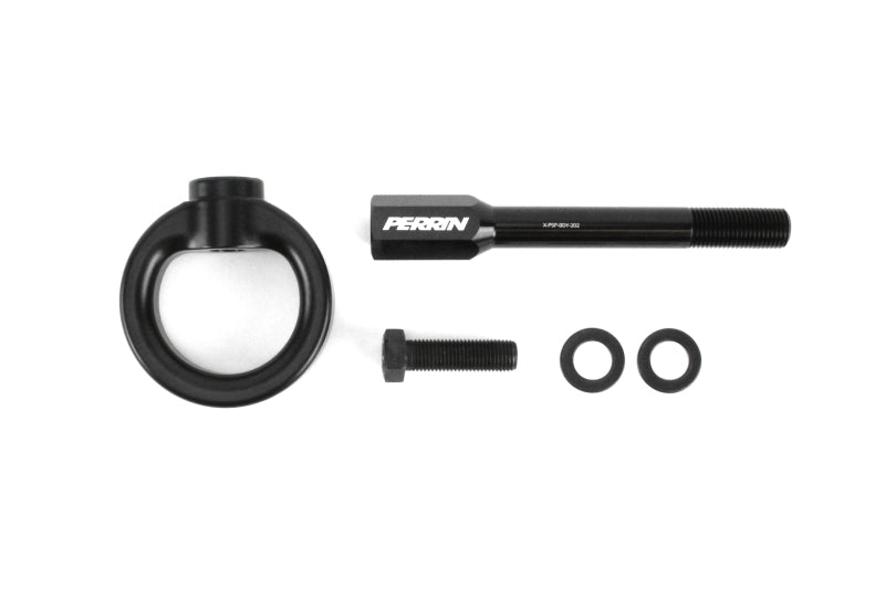 Perrin Performance Front Tow Hook Kit for 2002-2007 Subaru WRX and STI - Flat Black