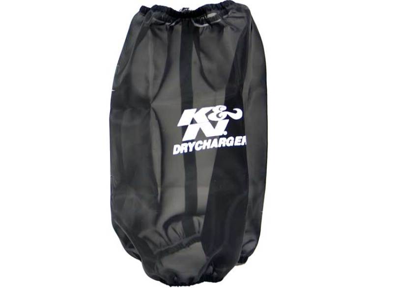 K&N Engineering Round Tapered Black Drycharger Air Filter Wrap * 6.625in Base ID / 5.25in Top ID / 9.5in Height