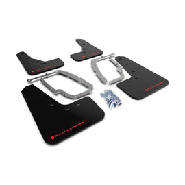 Rally Armor UR Series Mud Flaps for Tesla Model 3 (2017-2023) – Black with Red Logo