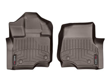 Load image into Gallery viewer, WeatherTech DigitalFit Front FloorLiner for 2015-2018 Ford F-150 in Cocoa * Precision Interior Protection