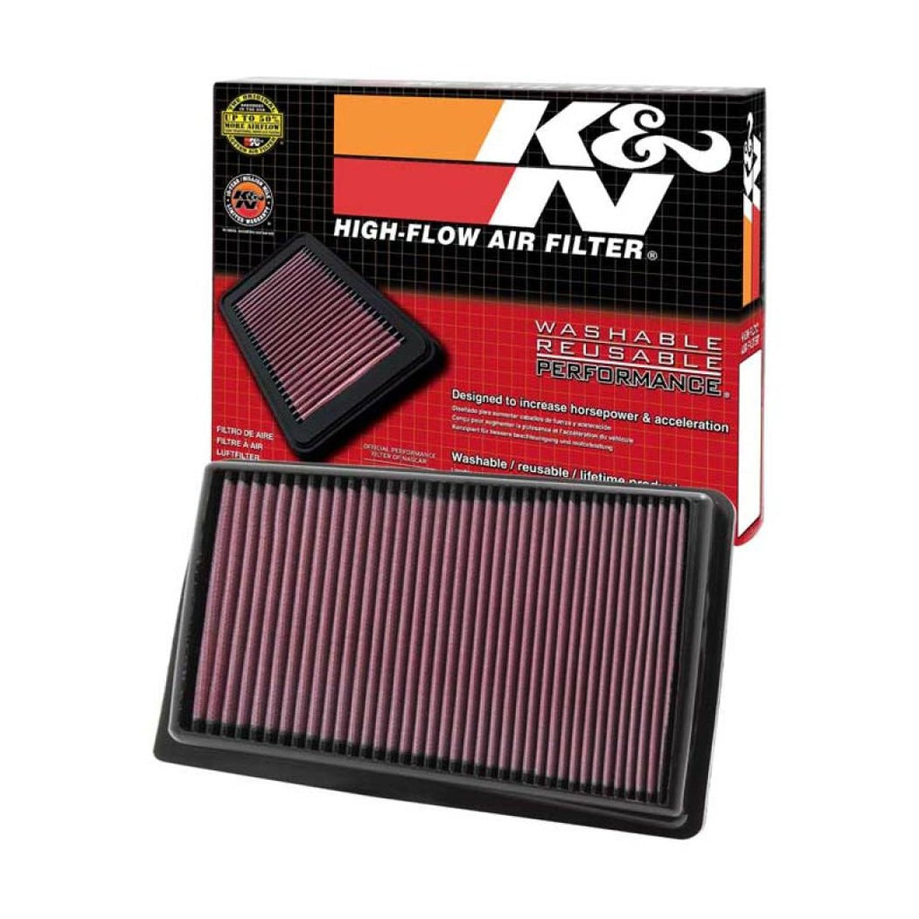 K&N Engineering High-Flow Drop-In Air Filter for Hyundai Genesis and Acura TL * Part Number KNn33-2426