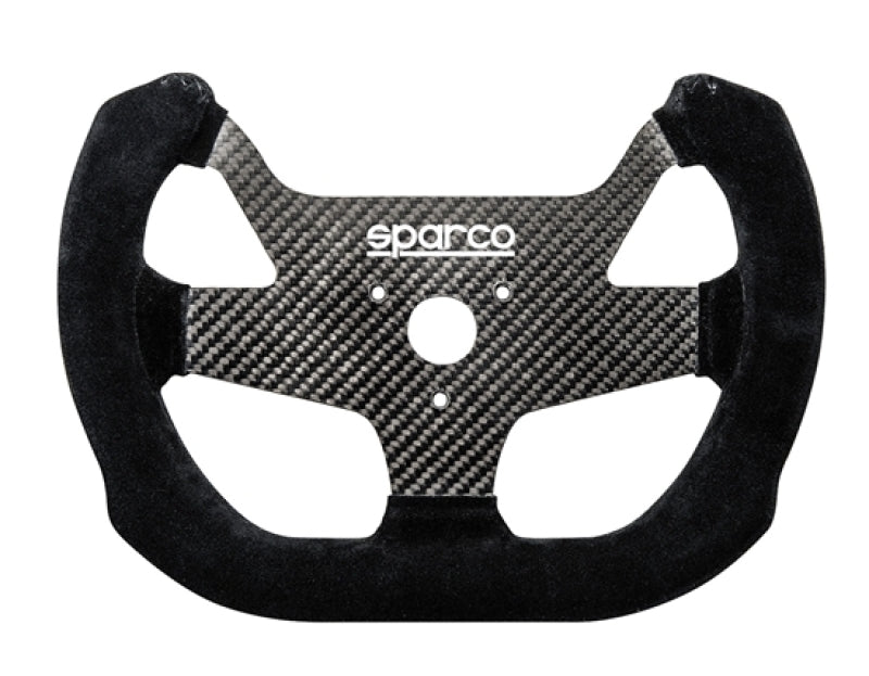Sparco F10C Carbon Suede Black Steering Wheel * High-Performance Automotive Control