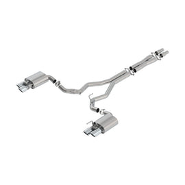 Borla ATAK Cat-Back Exhaust System for 2018-2023 Ford Mustang GT with 5.0L V8 * Includes Valves and Chrome Tips