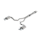 Borla - ATAK Cat-Back Exhaust System with Chrome Tips for 18-23 Ford Mustang GT with 5.0L V8