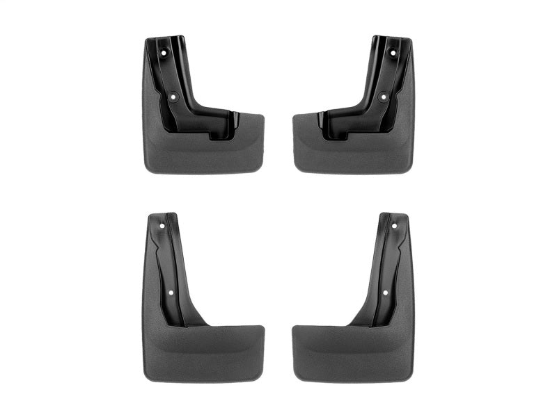 WeatherTech DigitalFit No-Drill MudFlap Kit WET110163-120163 for 2018-2020 Subaru Crosstrek, Black