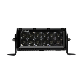 Rigid Industries 6-inch E-Series Spot Midnight Edition LED Light Bar - High-Performance Off-Road and Automotive Lighting