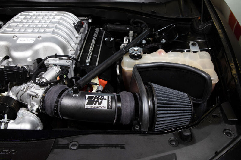 K&N Engineering 17-23 Dodge Charger & Challenger Hellcat SC 6.2L V8 DryFlow Performance Air Intake System