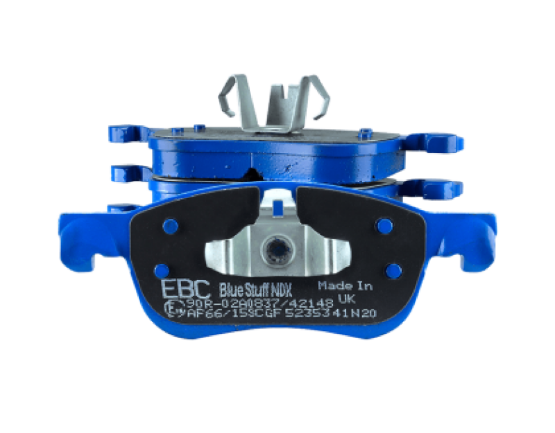 EBC Bluestuff NDX Front Brake Pads for 2019–2024 Jaguar F-Pace and 2020 Land Rover Range Rover Velar – DP52412NDX