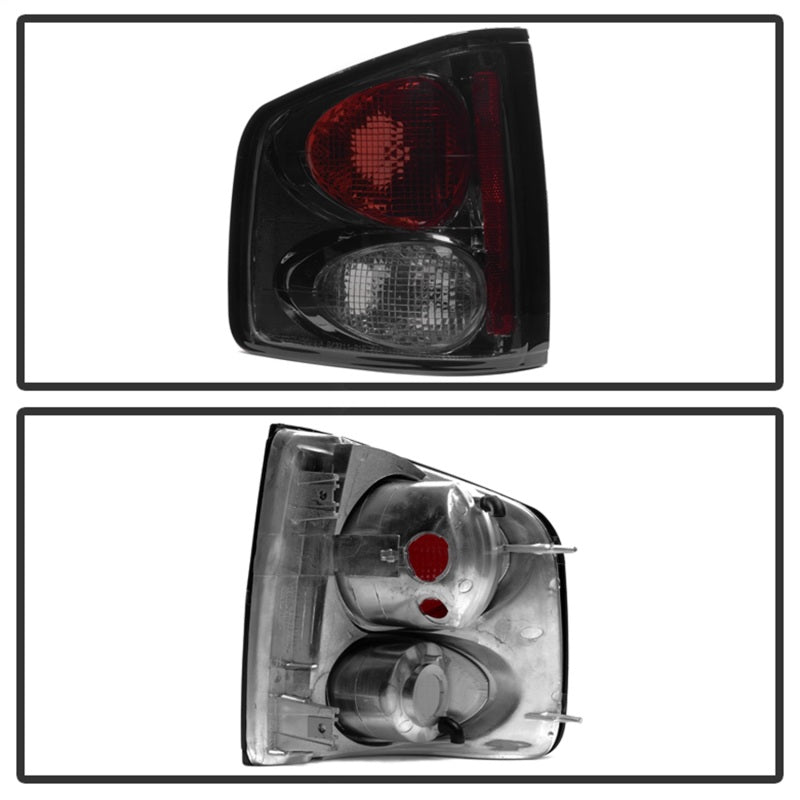 Spyder Euro Smoke Tail Lights for Chevy S10, GMC Sonoma, and Isuzu Hombre * Part #spy5001962